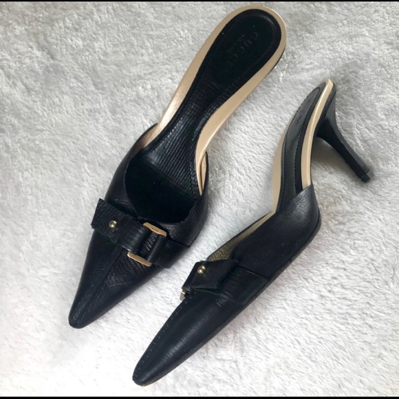 GUCCI Black Open-back Heels - Picture 12 of 12